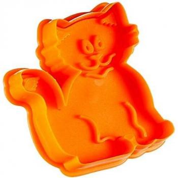 Staedter Cortador de galletas con expulsor para gatos, 6,5 cm, naranja, 6,5 x 30 x 30 cm