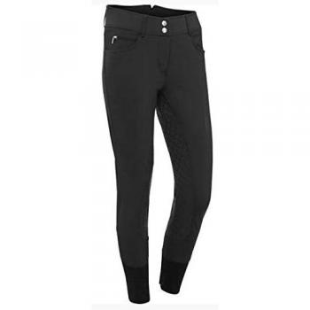 Pantalón de equitación para mujer de talle alto y agarre total Equipage Andalouse