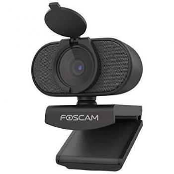 Foscam w41 webcam 1080p full hd con microfono incluido camara web para video chat y grabacion compatible con windows linux mac y android cierre de privacidad z w41 super hd 2k