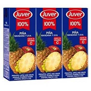 Zumo De Piña Manzana Y Uva 3X200Ml Juver
