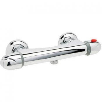 Monomando Línea Flow Ducha Termostático Con Cartucho Ceramico Ø 40 mm.