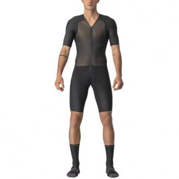 Castelli Traje Integral BTW Negro Monos, Mono de ciclismo, color negro, talla M