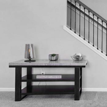 Lámpara de mesa Ancilla negra E27 14,5 cm - metal - Steinhauer