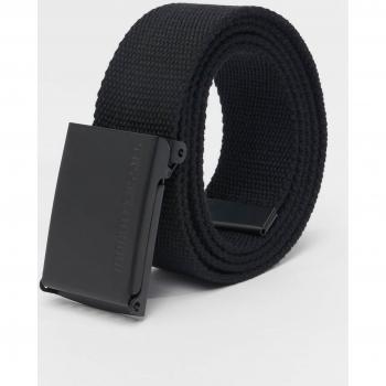 Urban Classics Unisex Coloured Buckle Canvas Belt - Black