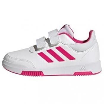 Adidas Tensaur Sport 2.0 - Zapatillas infantiles multideporte, con cierre de velcro, color blanco y magenta, talla 40 EU