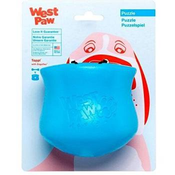 West Paw Zogoflex Blue Large Dog Toppl Toy
