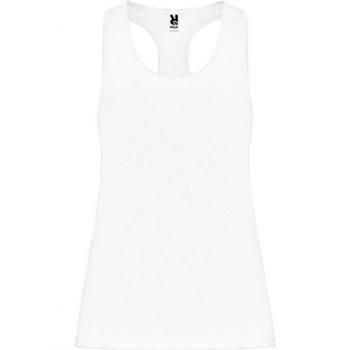 Camiseta deportiva niña de tirantes entallada transpirable con espalda estilo nadadora