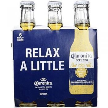 Corona Cerveza - Pack de 24 botellas de 21 cl - 4,5% Volumen de Alcohol