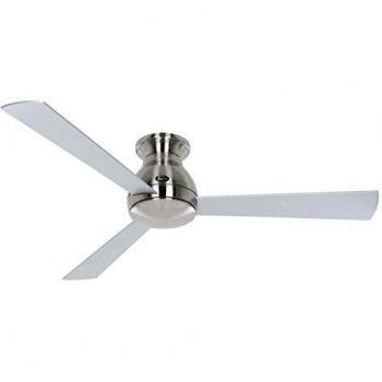Ventilador de Techo CasaFan Eco Pallas 142 BN-SI/KI con Motor, Luz, Mando a Distancia y Aspas Reversibles 27W