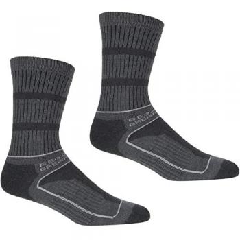 Regatta Womens Samaris Two Pack Quickdrying Trail Walking Socks - 6-8 UK