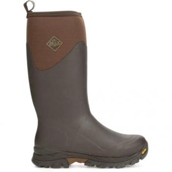 Muck Boots Men's Arctic Ice Tall Waterproof Rubber Insulated Boots - Brown Size 41