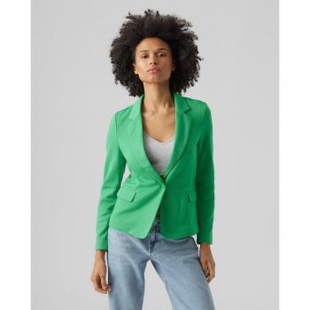 Vero Moda Women's Long Sleeve Blazer with Pockets - Bright Green Julia