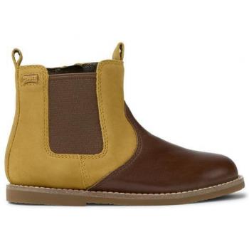 CAMPER Savina - Girls' Brown Smooth Leather Boots