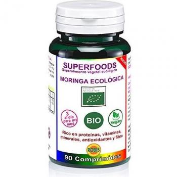 Robis Superfoods Moringa Bio Vitaminas para Veganos - 90 Cápsulas