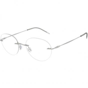 Giorgio Armani AR5147 3045 Men's Eyeglasses Silver Size 52 - Frame Only - Blue Light Block Available