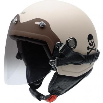 NZI 050330G907 Tonup Visor Scalpers Arena, Casco de Moto, Talla 57