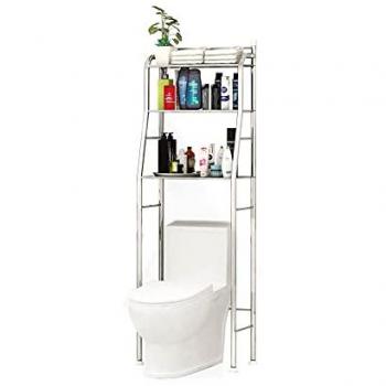 MAGIC SELECT Estantería de Baño sobre Inodoro con Baldas Ajustables en Altura | Organizador de Almacenamiento Impermeable