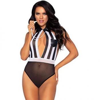 Leg Avenue Dessous-Set-8928622007 Juego de lencería, Black, White, One Size