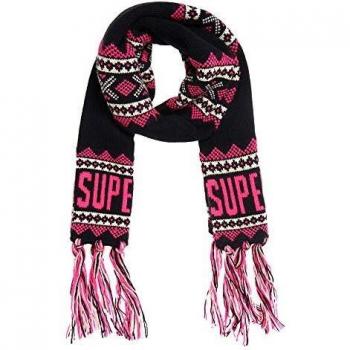 Superdry Bufanda Jenna Fairisile Azul OS Azul
