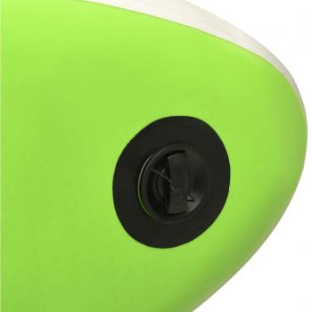 Tabla de paddle surf hinchable verde 305x76x15 cm