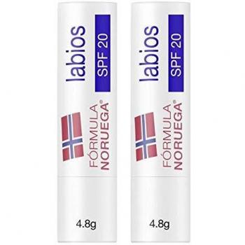 Neutrogena Protector Labial Fórmula Noruega SPF 20, 4,8 gr x 2