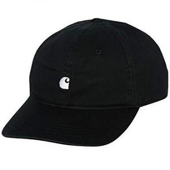 Gorra Carhartt WIP Madison Logo Negra/Blanca - Talla Única - 100% Algodón