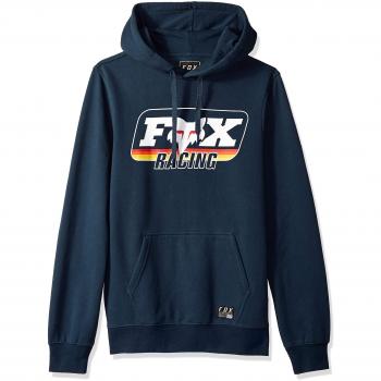 Fox Throwback - Sudadera con Capucha Hombre - Azul Talla S 2018