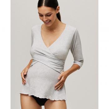 Camiseta de lactancia con manga larga de Ysabel Mora