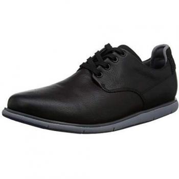 CAMPER Smith - Men's Casual Shoes - Black, Size 39, Smooth Leather/Cotton Fabric