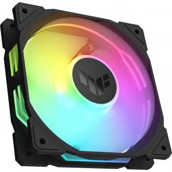 ASUS TUF GAMING TR120 ARGB 3IN1 Black 120mm Case Fan Triple Pack with PWM Control