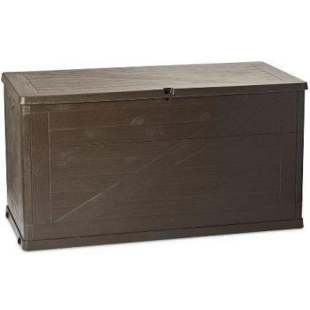TOOMAX Multibox Wood Line - Baúl 420 litros marrón