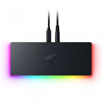 Razer Thunderbolt 5 Dock Chroma - Estación de Acoplamiento USB-C 11 Puertos, Soporte Triple Pantalla 4K @144 Hz, Potencia Passthrough 140W, M.2 y Ethernet -