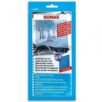 Sonax Clear Vision Microfiber Cloth 25 x 40 cm Anti-Fog Cleaning Towel