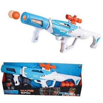 ODS 42964 Mars Sirio, Rifle con dianas y Bolas de Espuma Incluidas