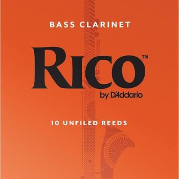 Rico D'Addario Standard Reeds for Alto Saxophone and Bass Clarinet - Strength 3.5, Box of 25
