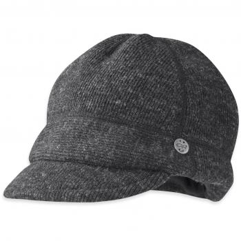 Outdoor Research Gorra Flurry para Mujer, Color carbón, pequeña/Mediana