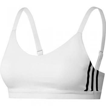 adidas Am 3S Bra Sujetador Deportivo, Mujer, Blanco/Negro, XL