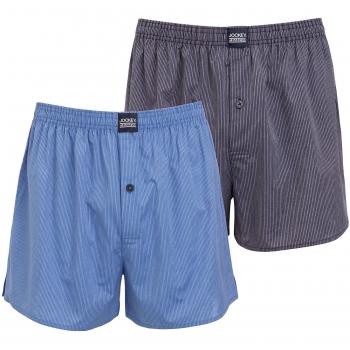 Pack de dos bóxers de punto Jockey para hombre, talla XL, con botón y etiqueta de marca