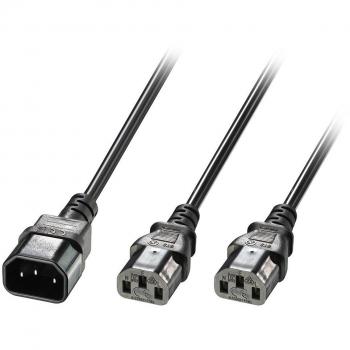 Lindy Cable de Extensión Negro 5m C14 a C5