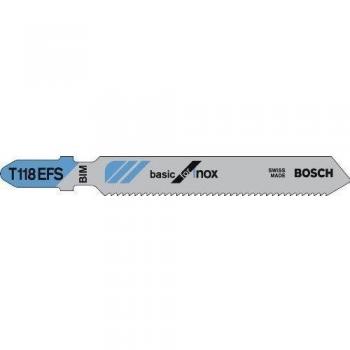Bosch 2 608 636 497  - Hoja de sierra de calar T 118 EFS - Basic for Inox