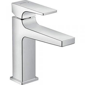 Hansgrohe 32507000 Metropol 110 Grifo de lavabo con vaciador Push-Open, Cromo, 110 mm