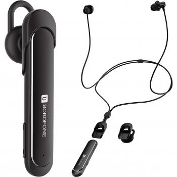 Auriculares Bluetooth 4.1 para Gimnasio 2 en 1 Doble Uso Cambia Fácilmente al Auricular Manos Libres Movil