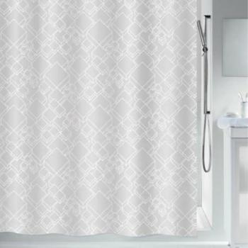 Cortina de Ducha Antimoho y Antibacteriana Spirella Peer Blanco 180x200 cm