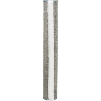 Poste de rascado con alfombra de sisal, ø 9 × 58 cm, Gris