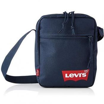 Bandolera Azul Levi's Mini Solid Crossbody con Detalle de Batwing