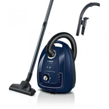 Aspiradora con Bolsa Bosch Serie 4 BGL38BU1 600W Azul, Filtro Higiénico, 79 dB, 7m Cable, Accesorios Incluidos