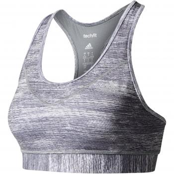 adidas Tf B Macrohth Sujetador Deportivo, Mujer, Gris
