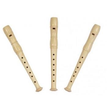 Flauta de pico de madera Goki - 20 cm - Instrumento musical para niños