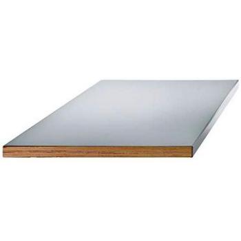 Tablero de trabajo modular LISTA con revestimiento de acero, dimensiones 2000 x 750 mm, grosor 50 mm
