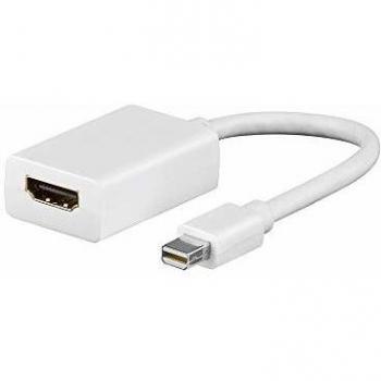Goobay Mini DisplayPort to HDMI Adapter Cable 1.1, 0.15m, White
